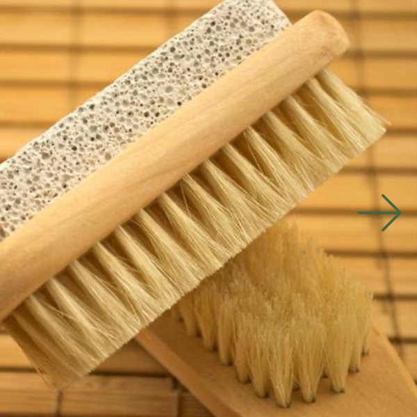 Wooden Handled Pumice Brush