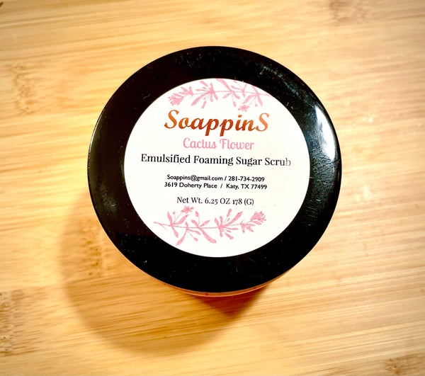 Emulsified Foaming Sugar Scrub